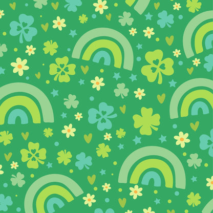 Free St. Patrick's Day Wallpaper by Owl Cottage Studio