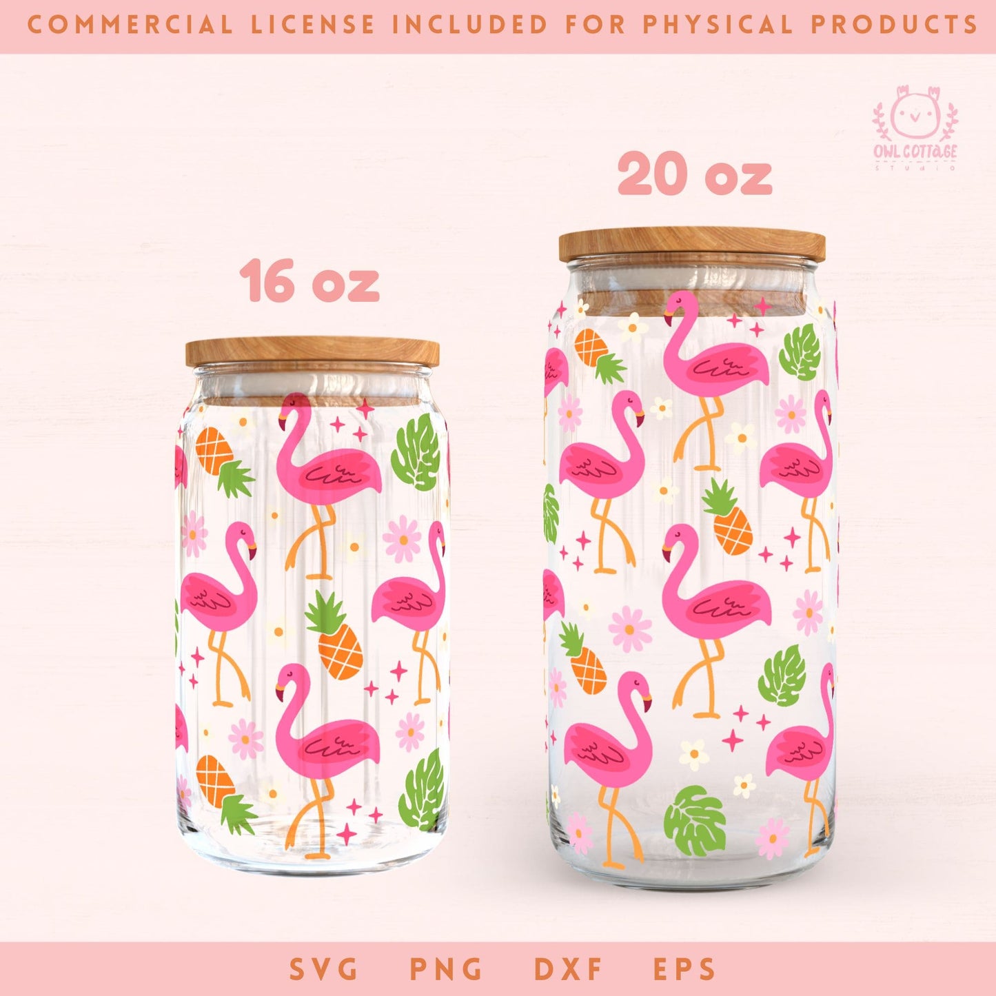 Flamingos And Monstera Tropical Wrap Svg, 16oz Libbey Glass Svg, Daisy Glass Can Svg, Summer Glass Cup Svg, Libbey Glass 16oz Cut File, Trendy Can Glass Svg Trendy Summer Design, Tropical Vibes drawings for Commercial Use